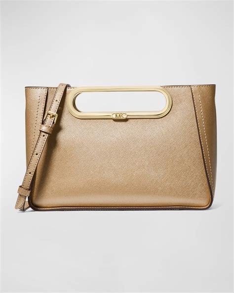 michael kors clutch silver
